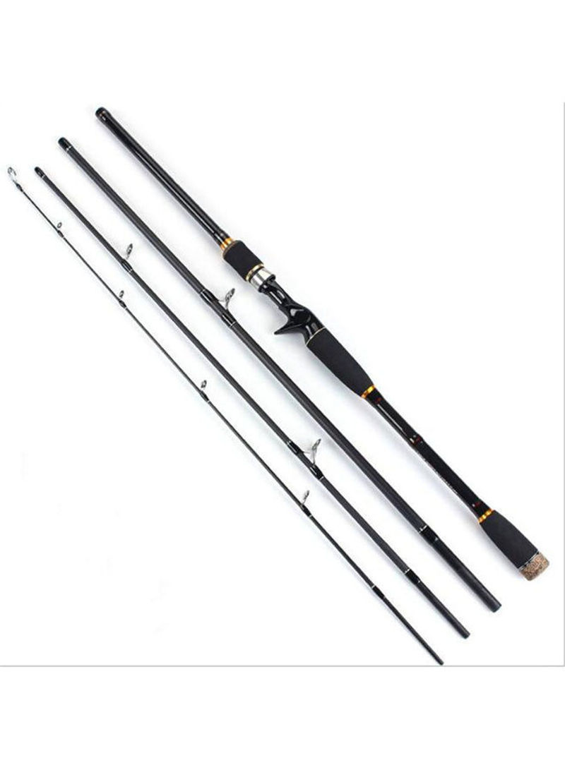 Portable Multi-point Grip  4 Segments Long Cast Rod for Fishing 60x60x60cm