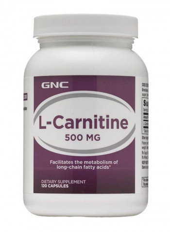 L-Carnitine Dietary Supplement - 120 Capsules