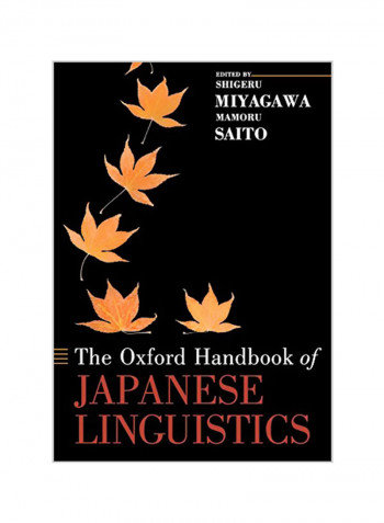 Oxford Handbook Of Japanese Linguistics Paperback