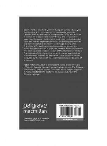 Gender Politics And The Olympic Industry Hardcover