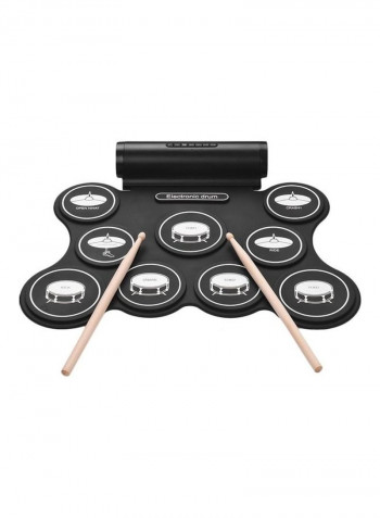 9-Piece Drum Pad Set