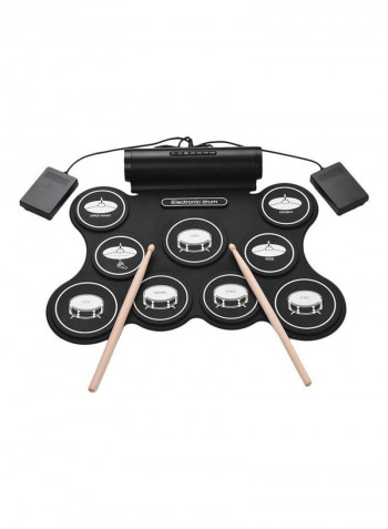 9-Piece Drum Pad Set