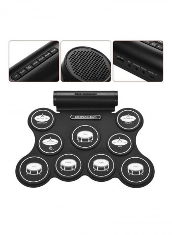 9-Piece Drum Pad Set