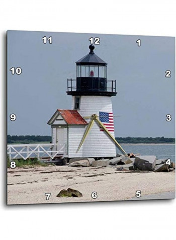 Decorative Printed Wall Clock Multicolour 13x13inch