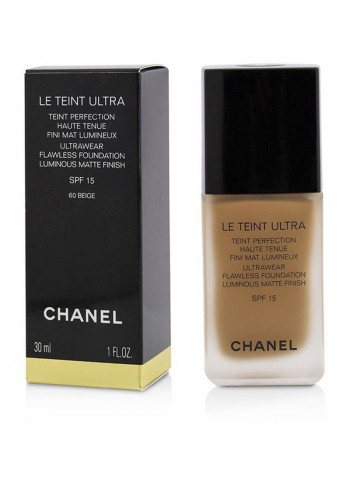 Le Teint Ultra Flawless Foundation SPF15 60 Beige