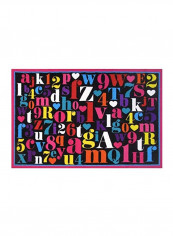 Alphabet Novelty Nylon Rug