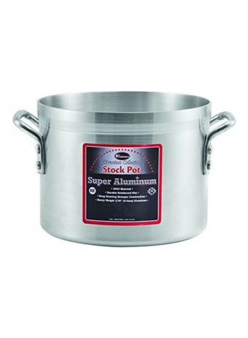 Aluminium Stock Pot Silver