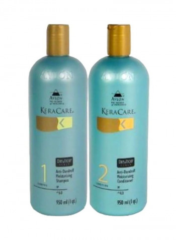 Anti-Dandruff Conditioner And Moisturizing Shampoo Set 32ounce