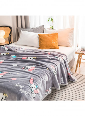 Loveliness Cartoon Comfort Thicken Blanket Cotton Brown 230x250centimeter