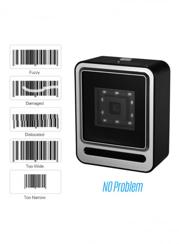 Omnidirectional Barcode Scanner Black/Silver