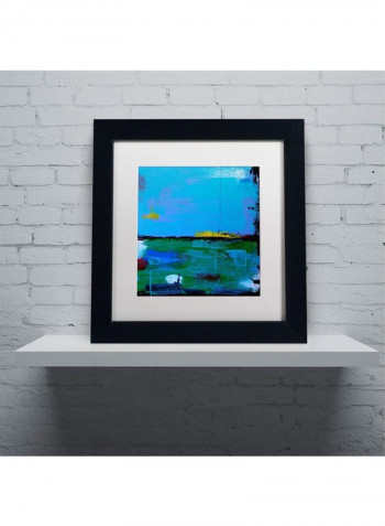 Sunrise Framed Wall Art Multicolour 16 x 16inch