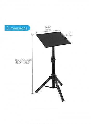 Universal Laptop Projector Stand Black