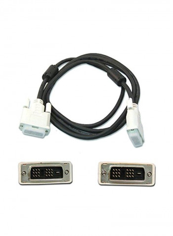 10-Piece DVI LCD Monitor Cable 6feet Black/White