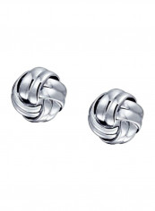 925 Sterling Silver Braided Celtic Knot Design Cufflinks