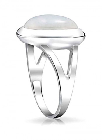 925 Sterling Silver Gemstone Studded Ring