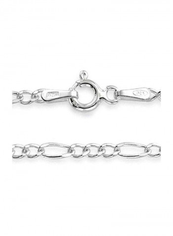 925 Sterling Silver Figaro Chain Necklace