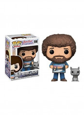 Television Bob Ross and Pea Pod Joy of Painting Vinyl Figure 4x7inch