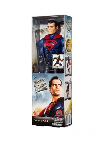 DC Justice League Stealth Suit Superman Figure 2x12inch