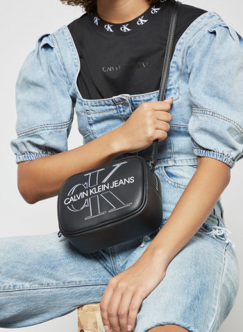 Logo Camera Bag Black