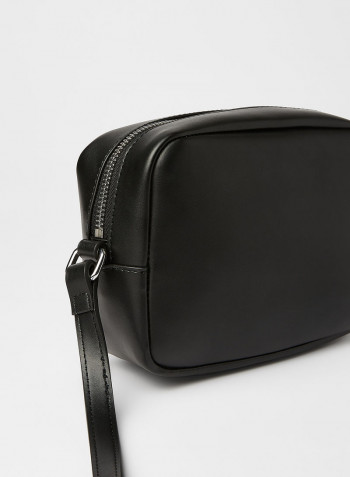 Tonal Logo Camera Bag Black