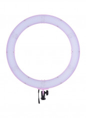 720-Piece Bi Colour Digital Ring Video Light Set RL720B 19inch Pink