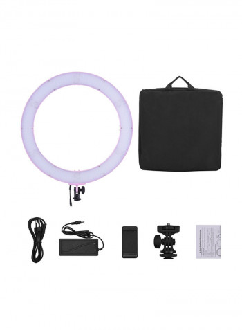 720-Piece Bi Colour Digital Ring Video Light Set RL720B 19inch Pink