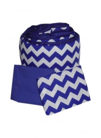 Chevron Printed Cotton Crib Sheet