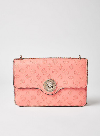 Dayane Convertible Crossbody Bag Coral