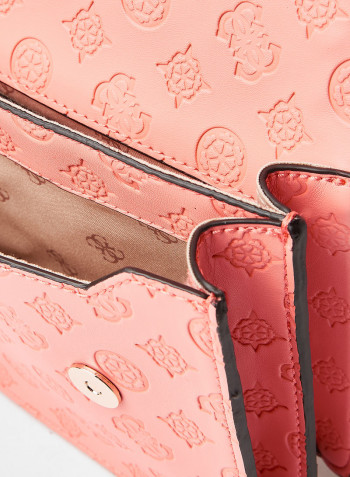 Dayane Convertible Crossbody Bag Coral