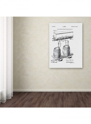Gallery Wrapped Canvas Wall Art Multicolour 18 x 24inch