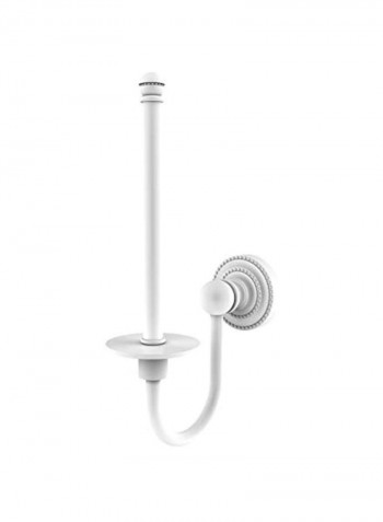 Dottingham Collection Toilet Paper Holder White