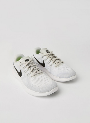 Free RN 2017 Running Shoes WHITE/BLACK-PURE PLATINUM