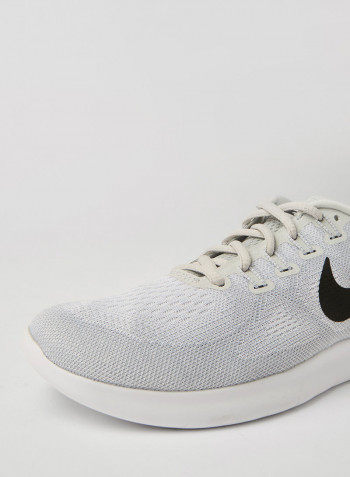 Free RN 2017 Running Shoes WHITE/BLACK-PURE PLATINUM