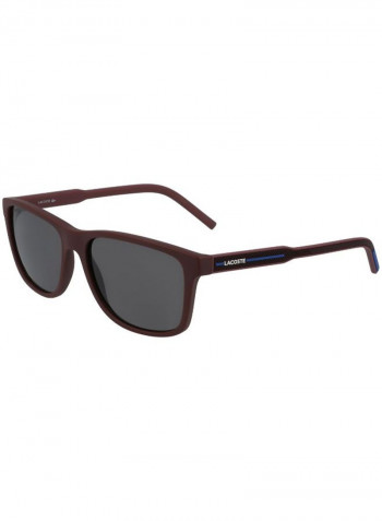Full Rimmed Modified Rectangular Frame Sunglasses - Lens Size: 56 mm
