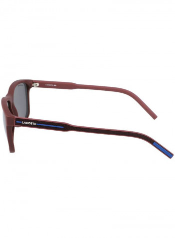 Full Rimmed Modified Rectangular Frame Sunglasses - Lens Size: 56 mm