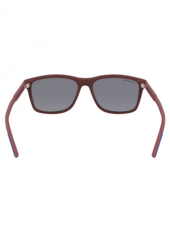 Full Rimmed Modified Rectangular Frame Sunglasses - Lens Size: 56 mm