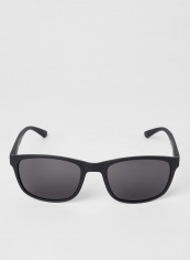 Men's Full Rimmed Rectangular Frame Sunglasses - Lens Size: 56 mm