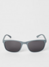 Men's Full Rimmed Rectangular Frame Sunglasses - Lens Size: 56 mm