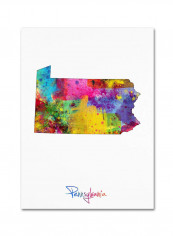 Peasley Hollow Framed Wall Art multicolour 11 x 14inch
