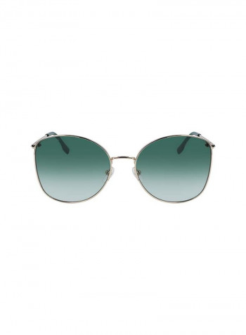 Women's Full-Rim Metal Butterfly Sunglasses - Lens Size: 59 mm