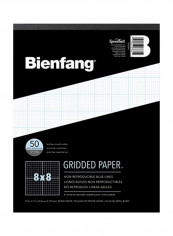 50-Piece Designer Grid Paper Set White/Blue reviews 50-Piece Designer Grid Paper Set White/Blue