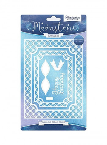 6-Piece Moonstone Cutting Dies Silver