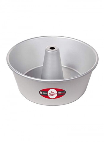 Food Cake Pan 10 x 4.25 Inch Silver Silver 10x10x4.2inch