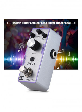 Electric Guitar Ambient Echo Effect Pedal