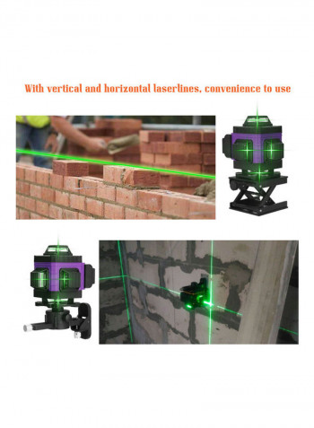 Multi Functional 16 Line Laser Level Set Multicolour
