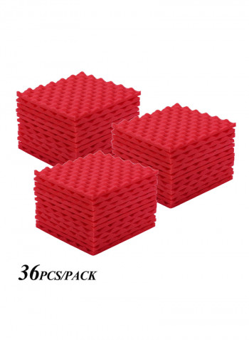 Pack Of 36 Studio Acoustic Foam Panels
