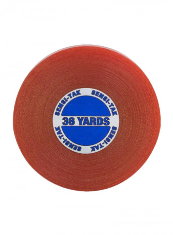 Red Liner Sensi-Tak Clear Double Sided Tape Red 36yard