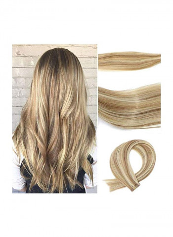Tape In 7A Grade Hair Extensions Golden Blonde 22inch