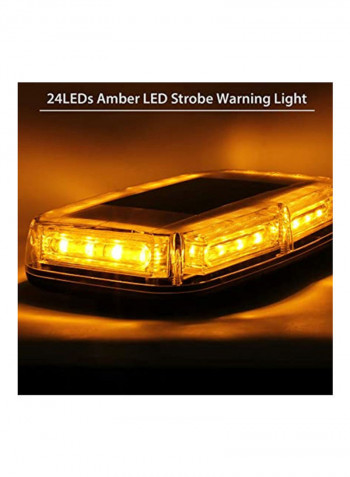 12V 24 LED Waterproof Strobe Warning Light