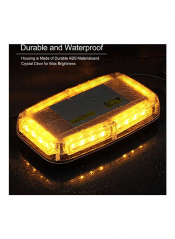 12V 24 LED Waterproof Strobe Warning Light